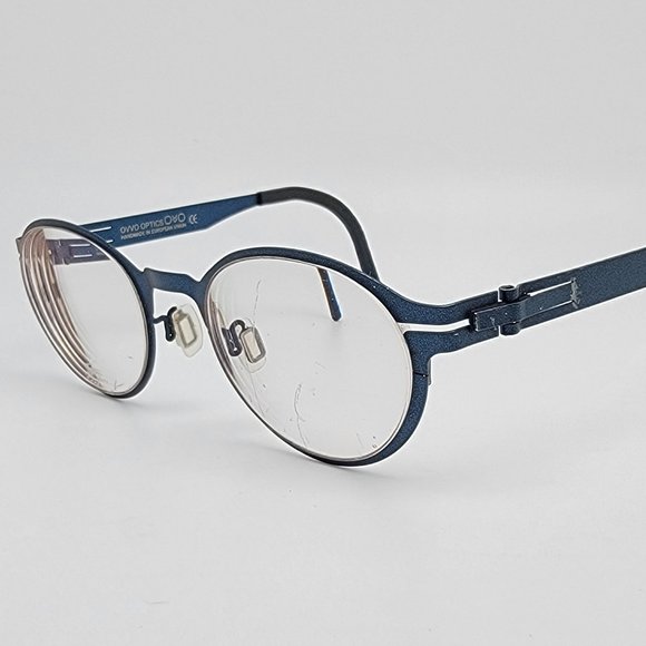 OVVO Optics Mod. 2321 Col. 116 Navy Blue Eyeglasses Frame European Union 45mm